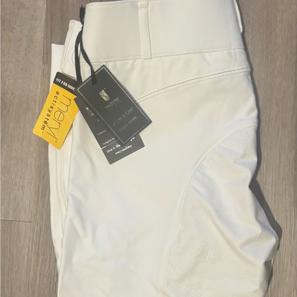 White Tredstep Fullseat Breeches Size 32